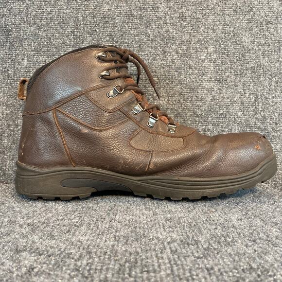 Drew Footwear Mens Brown Leather Waterproof Work Hiking Boots Size 16M Durable main image 5